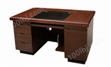 【南荣家具】办公桌NRB1415 贴木皮油漆桌写字桌电脑桌单人位1.4米