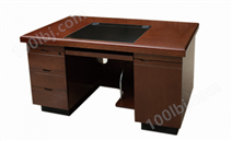 【南荣家具】办公桌NRB1415 贴木皮油漆桌写字桌电脑桌单人位1.4米