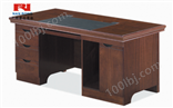 【南荣家具】办公桌NR162 木纹色油漆桌写字桌电脑桌单人位1.6米